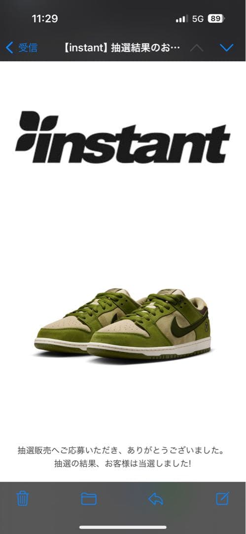 Nike Dunk Low オリーブグリーン　堀米ダンク