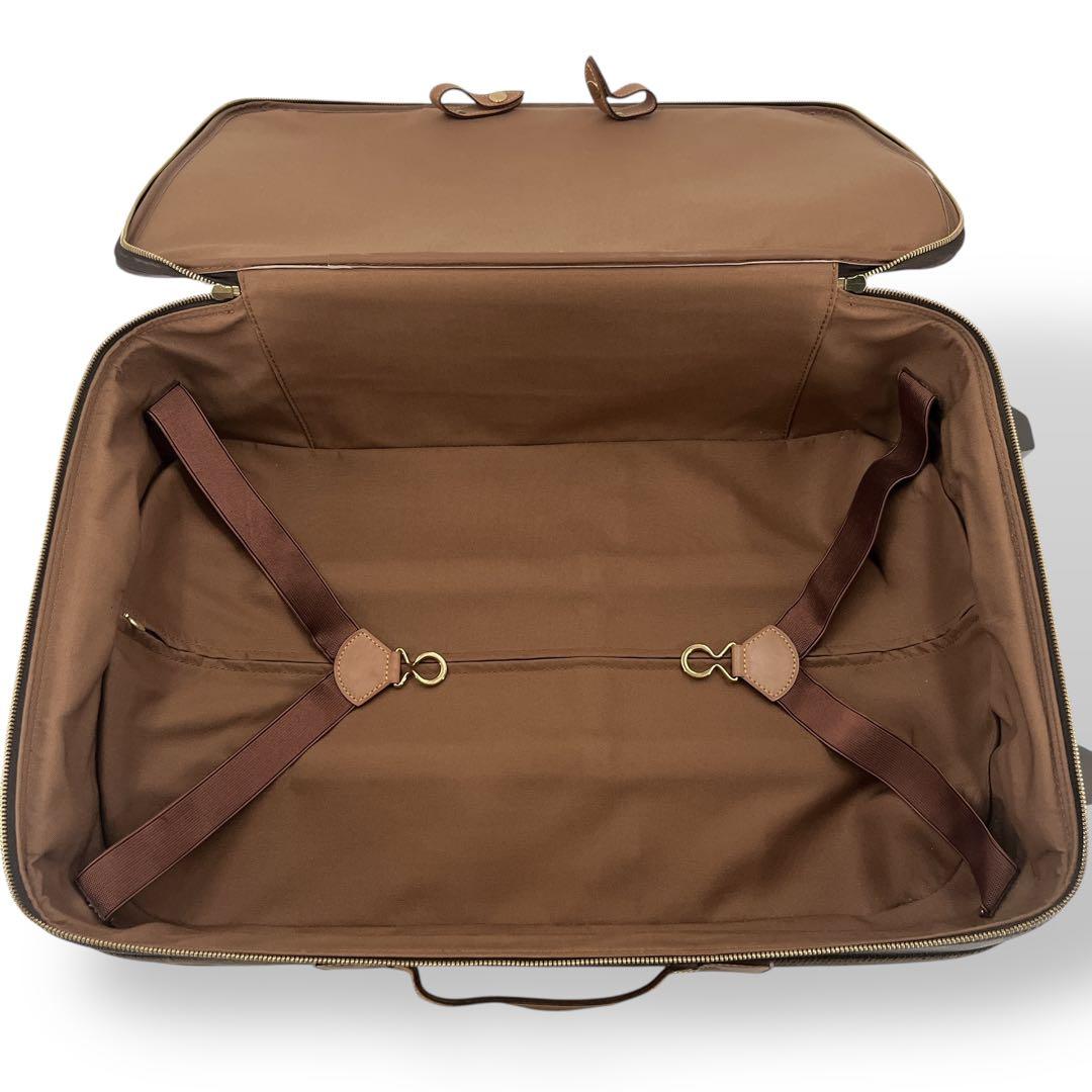 ルイヴィトン　キャリーケース　ペガス55 モノグラム　ブラウン　PVCレザー