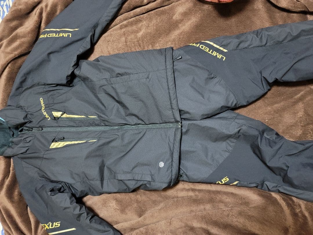 SHIMANO フィッシングスーツ ブラック 上下セット