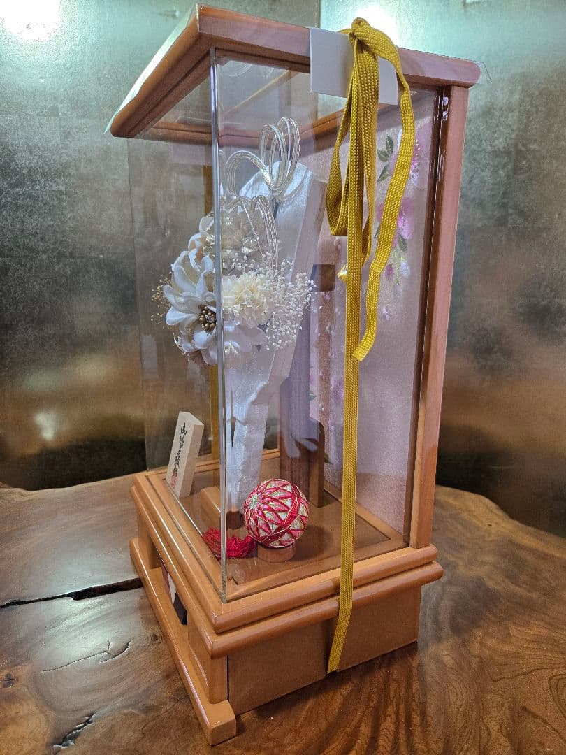 【展示品限り】正月飾り　羽子板　ケース飾り　※閉店セール　H27