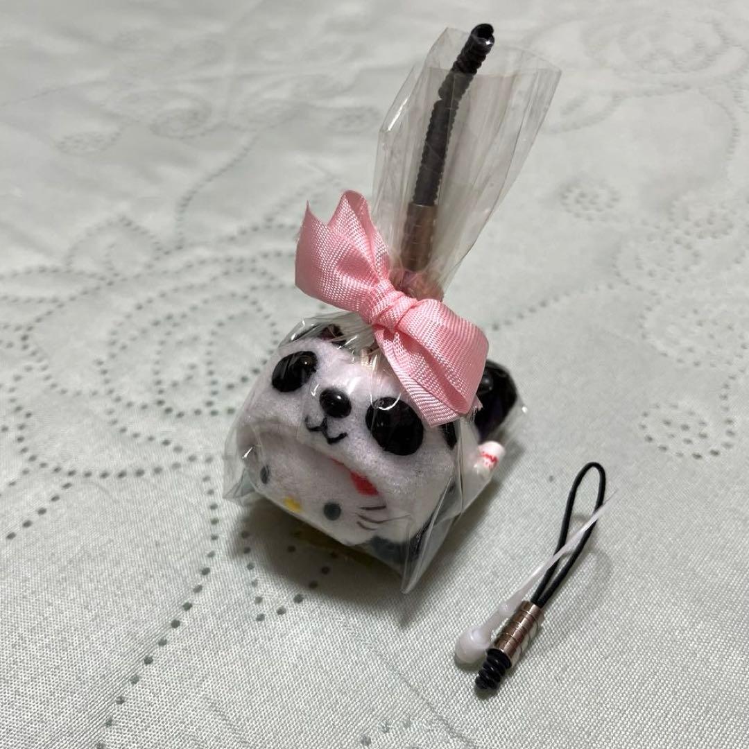 Hello kitty ストラップ(被り物キティ クリーナーストラップ)3個