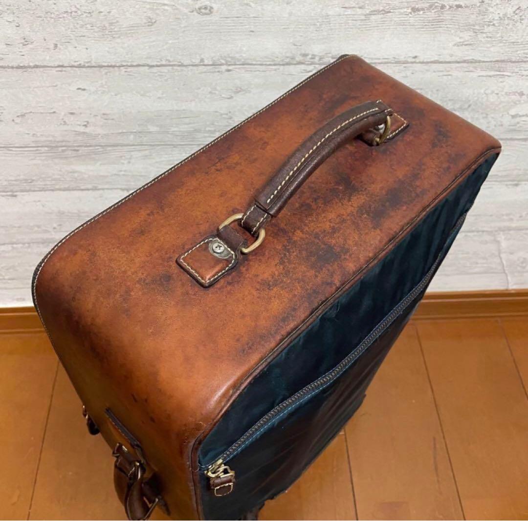 希少　Felisi フェリージ　スーツケース　レザー　南京錠鍵付き　トランク