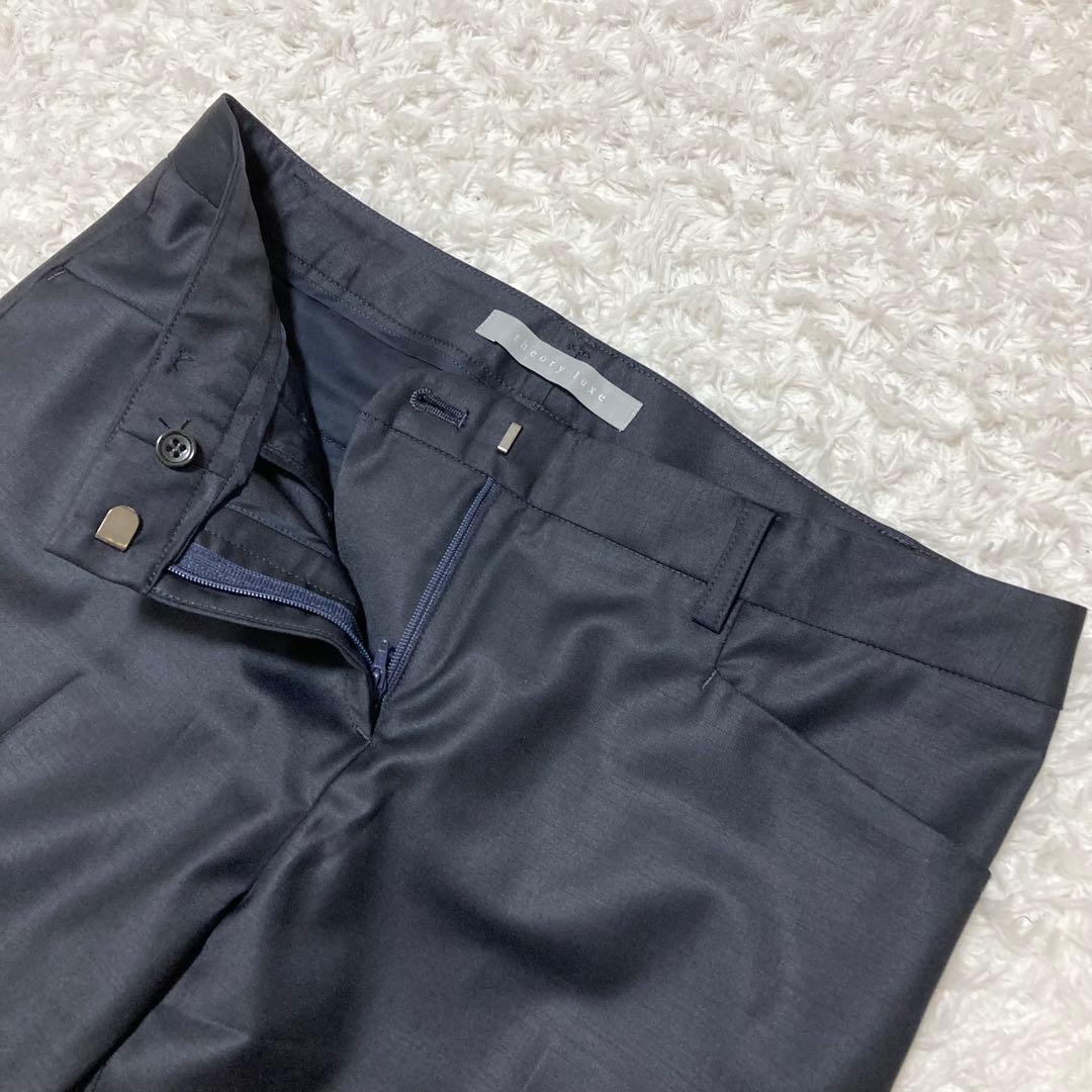 美品♡Theory luxe EXECUTIVE ノーカラー パンツスーツ 40
