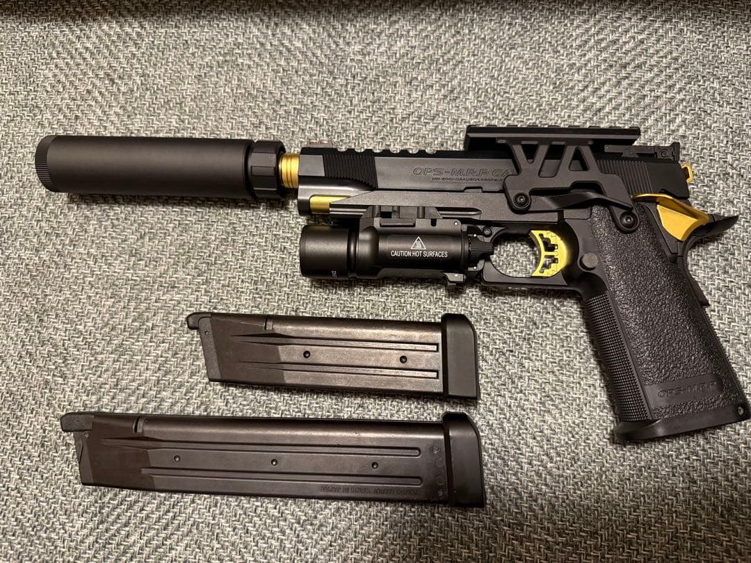 東京マルイ ハイキャパ ゴールドマッチ カスタム多数 ガスブロ ガスブローバック