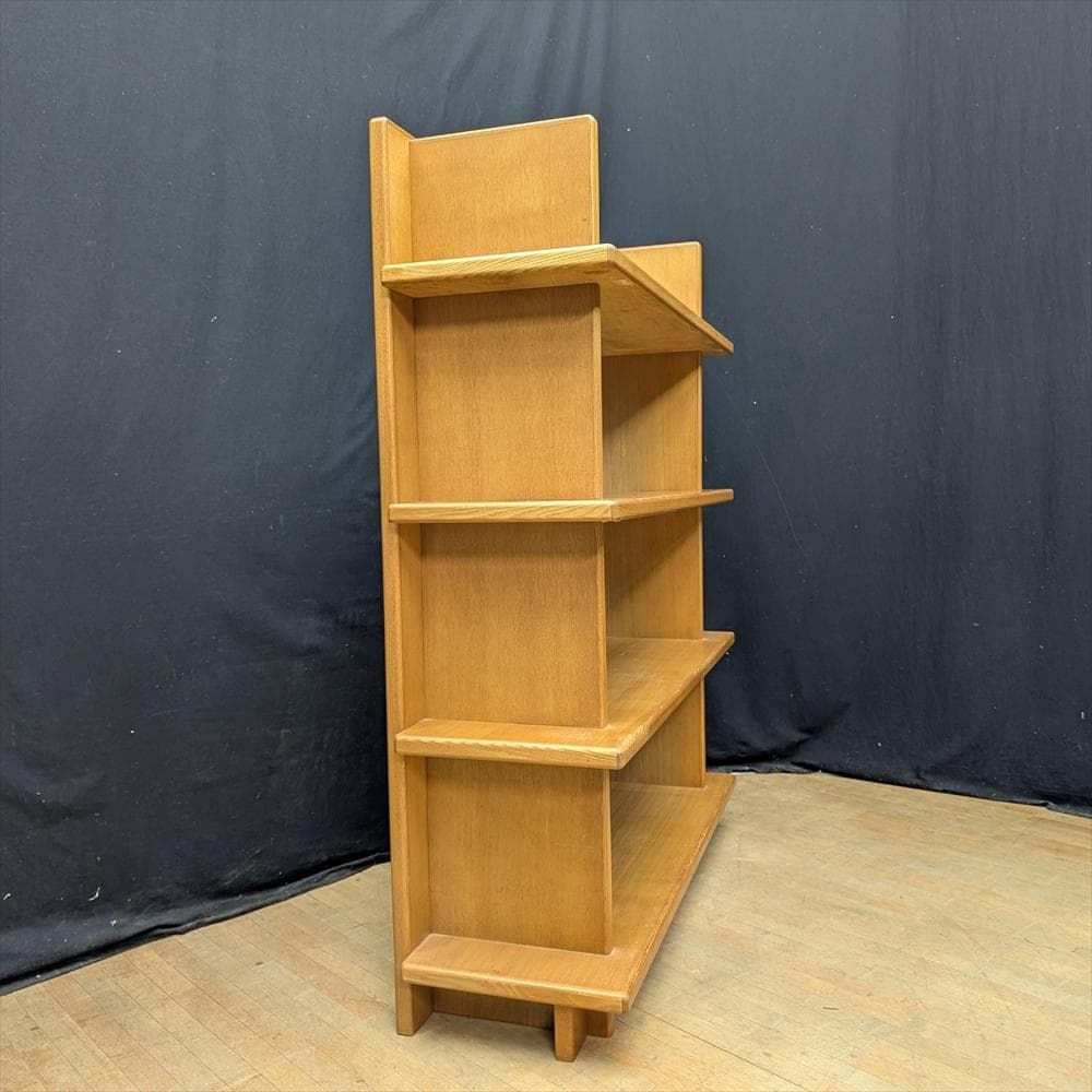 起立木工 キリツ　タモ　オープンラック　飾り棚　フリーラック　シェルフ　多目的