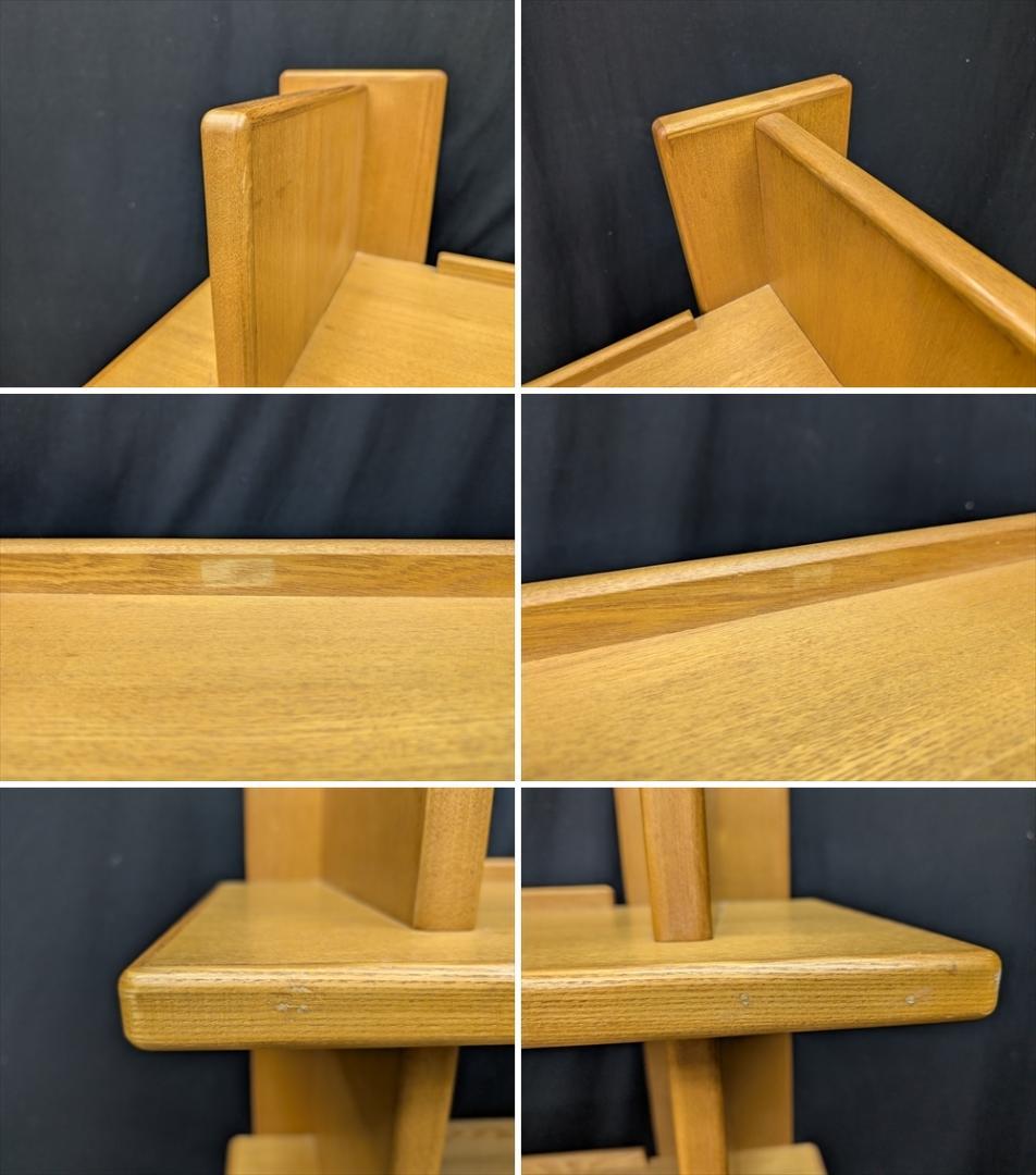 起立木工 キリツ　タモ　オープンラック　飾り棚　フリーラック　シェルフ　多目的