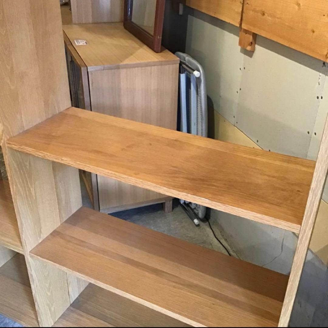無印良品 スタッキングシェルフ オーク材 本棚