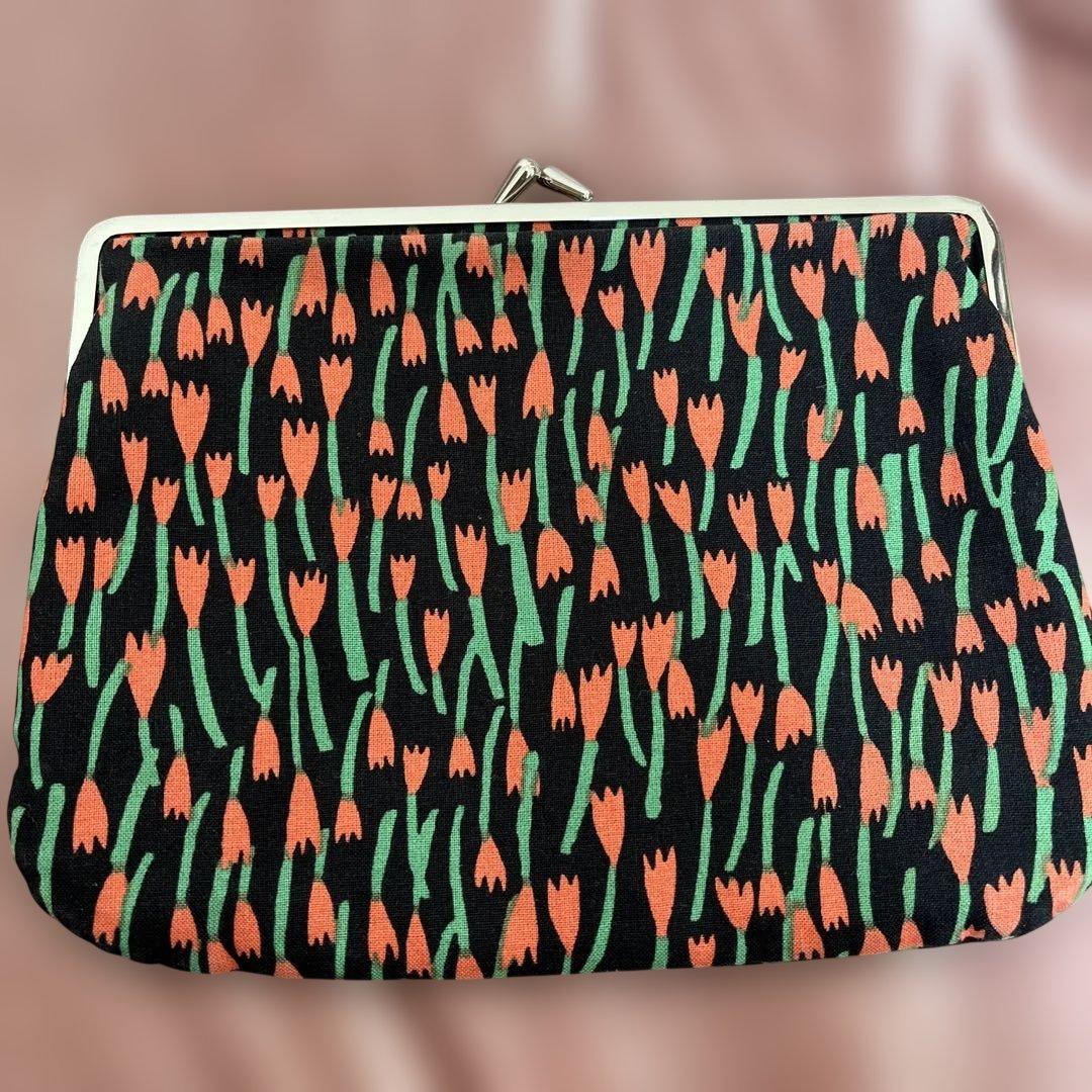 マリメッコ　チューリップ　がま口　レア