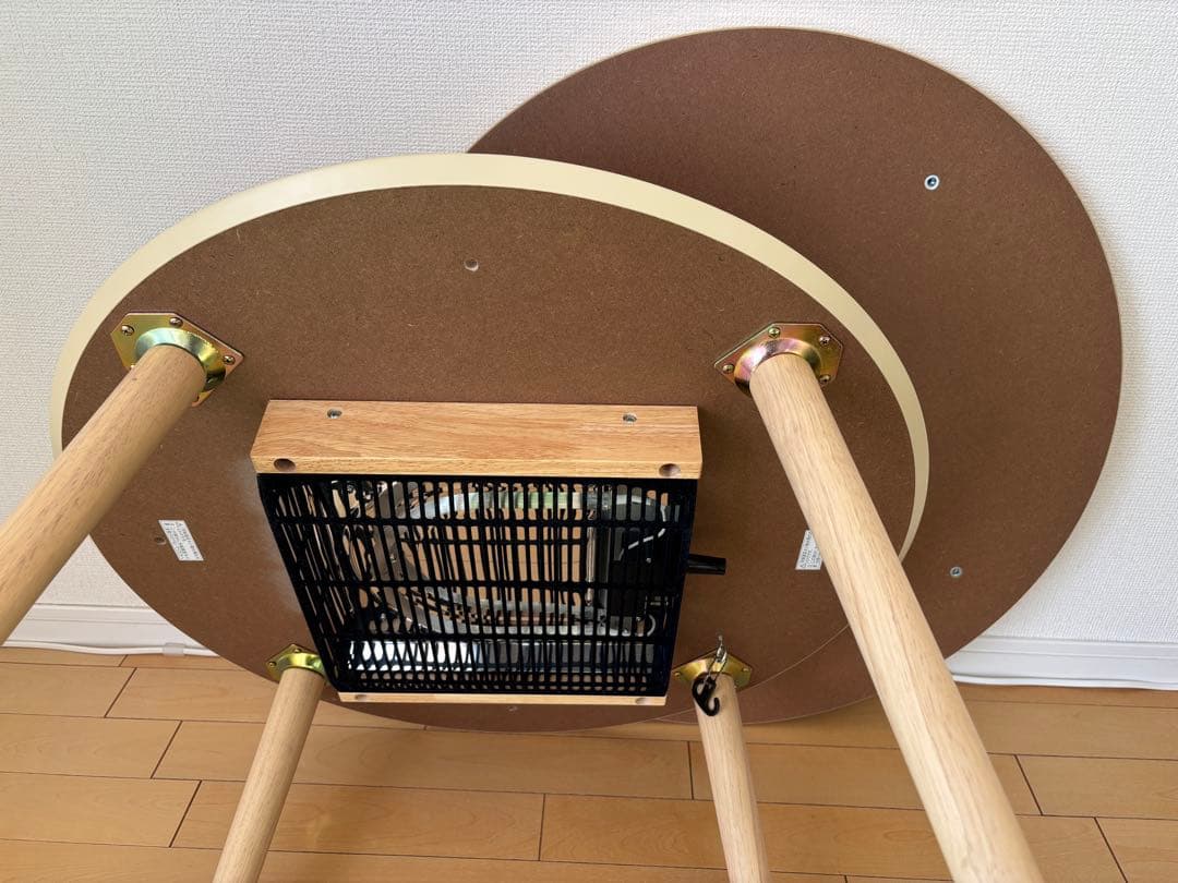 ＜超美品＞丸型こたつ 直径70cm ホームコーディ イオン