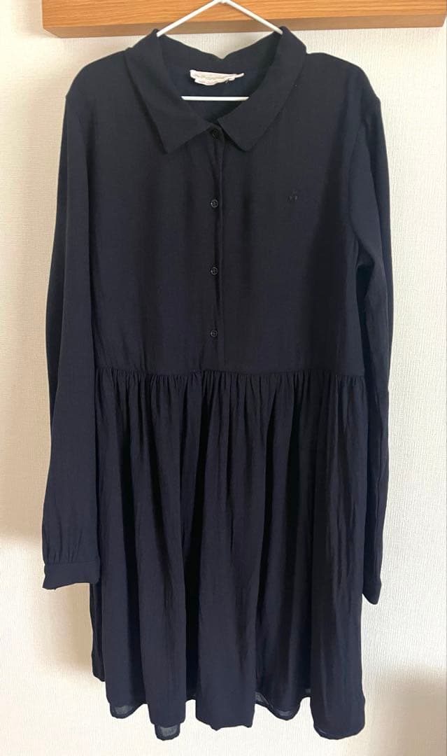 bonpoint 14A ネイビーワンピース