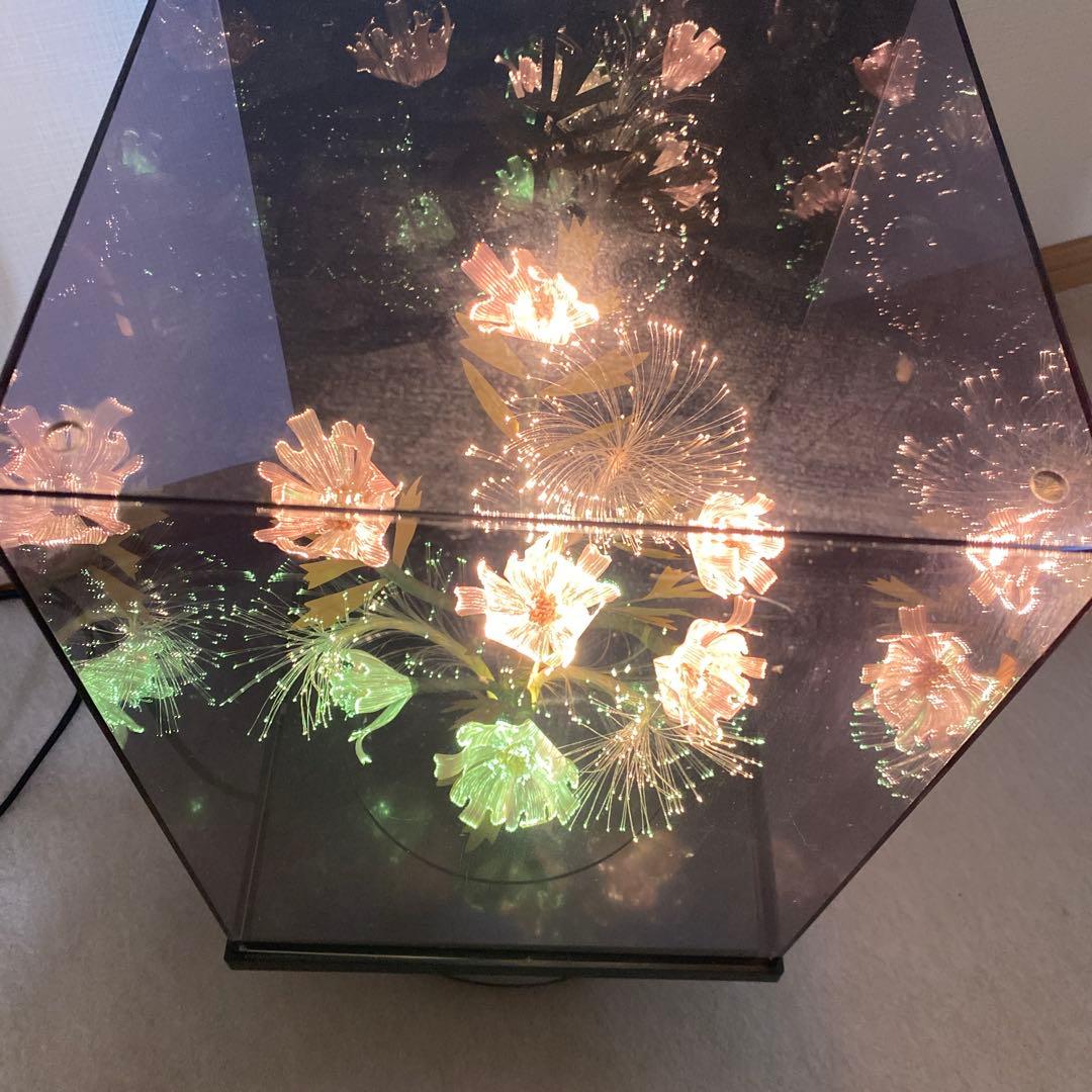 【昭和レトロ】華麗で幻想的な光ファイバーフラワー
