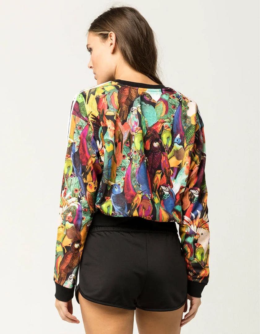 adidas originals コラボ 総柄 スウェット トレーナー