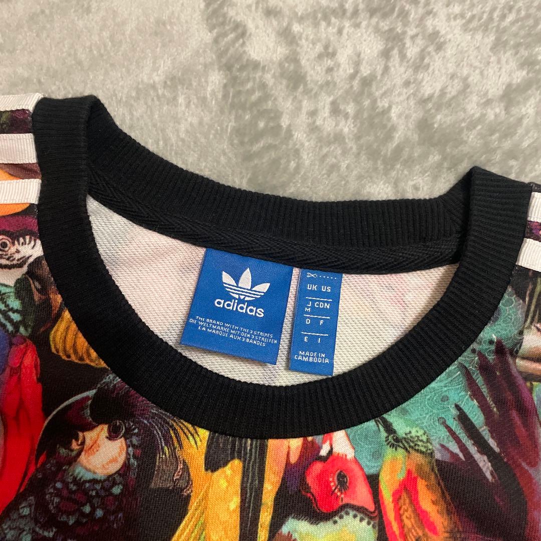 adidas originals コラボ 総柄 スウェット トレーナー