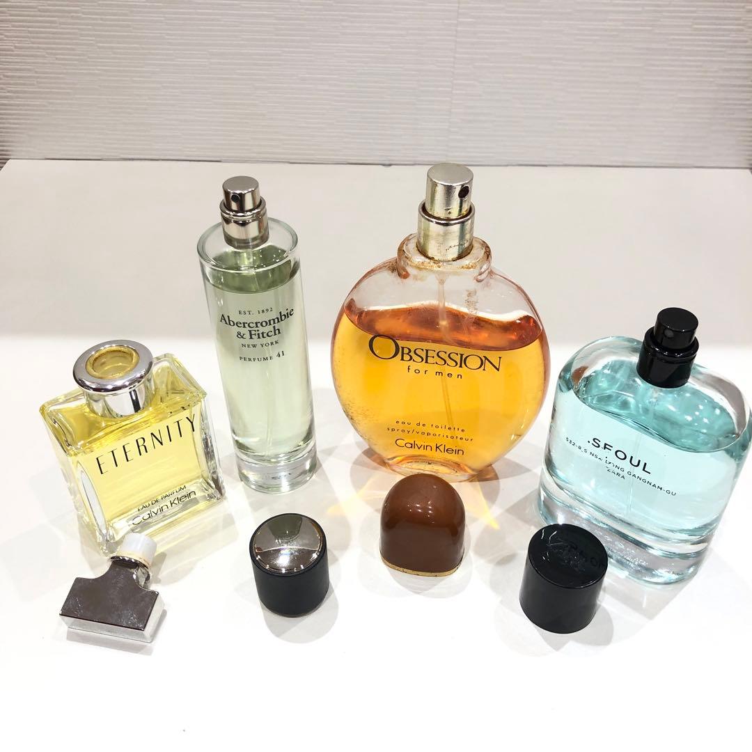 メンズ香水おまとめ4本（オブセッション、エタニティ他）