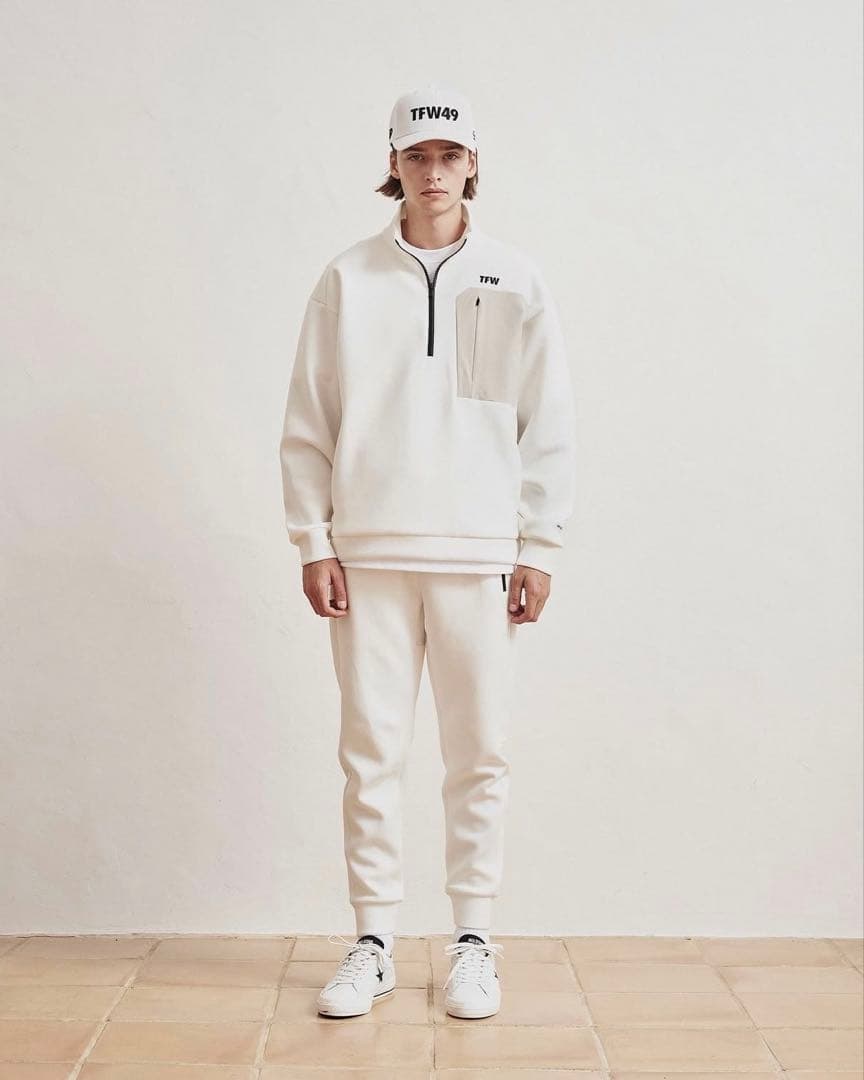 【定価3.7万】TFW49 / HALF ZIP SWEAT ゴルフ スウェット