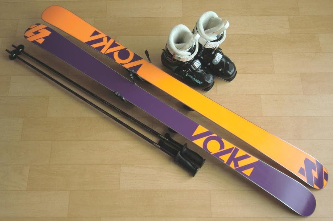 ■■送料無料■VOLKL■女性用フリースキーセット■板155靴24-24.5■■
