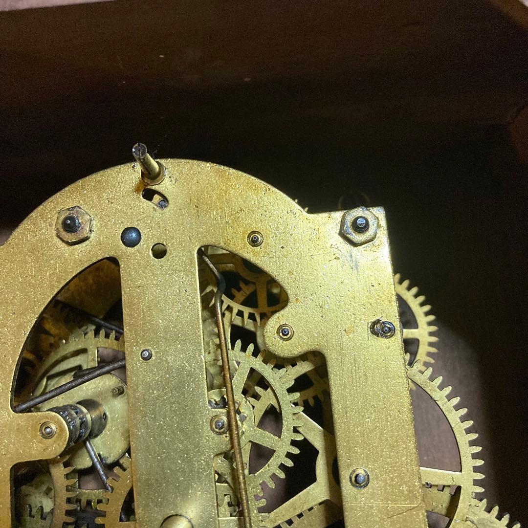 アンソニア　壁掛け　ボンボン時計　明治　振り子