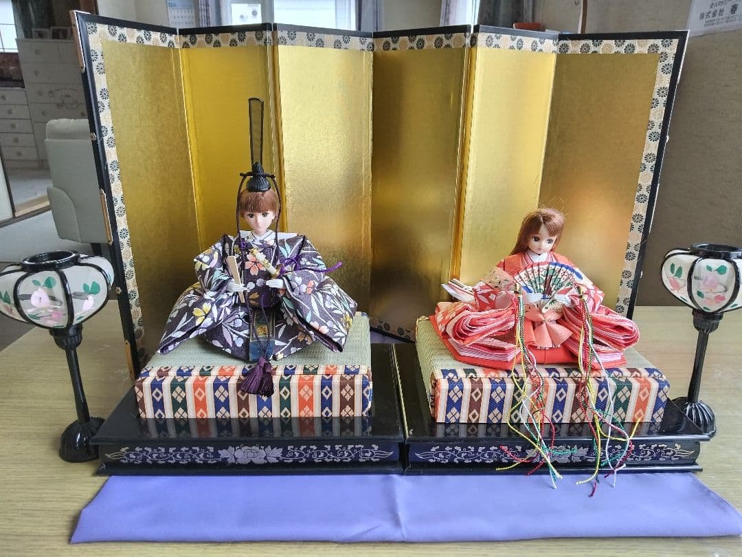 雛人形　リカちゃん 　はると君　親王雛セット　リメイク品　②