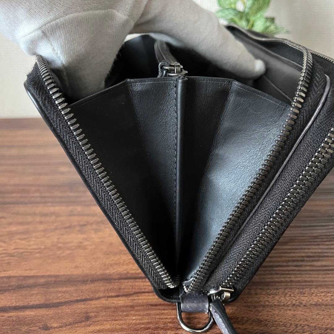 【美品！！】ベルルッティ オーガナイザー タリ 長財布 カリグラフィー グレー