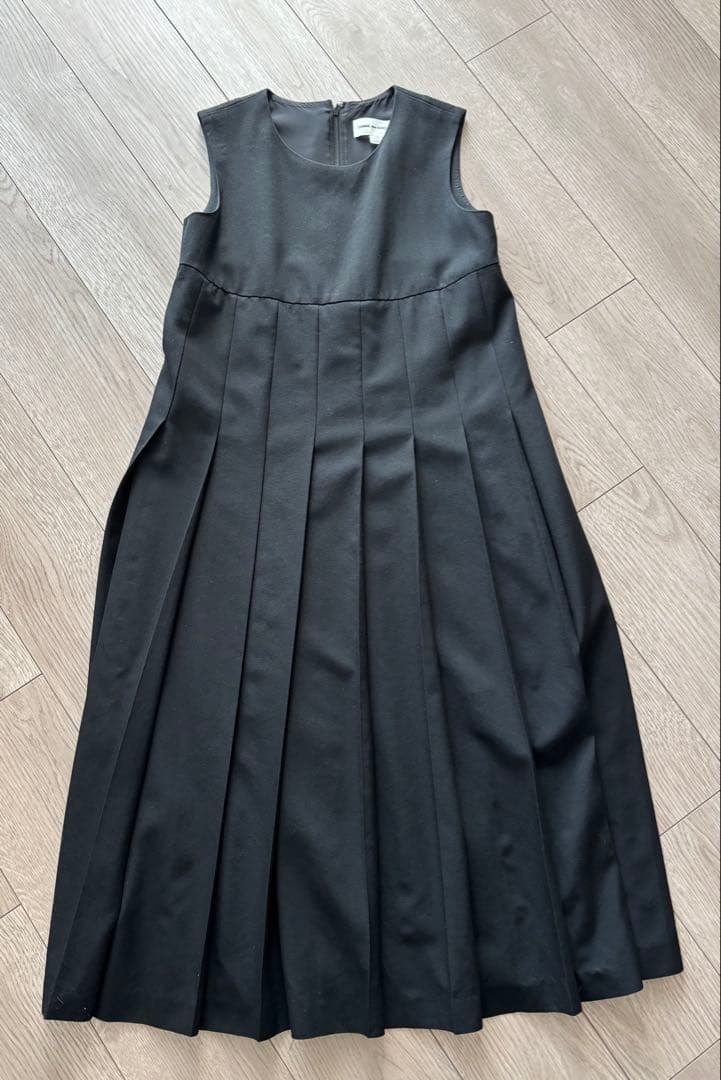 COMME des GARÇONS GIRL 黒 ノースリーブ ワンピース XS