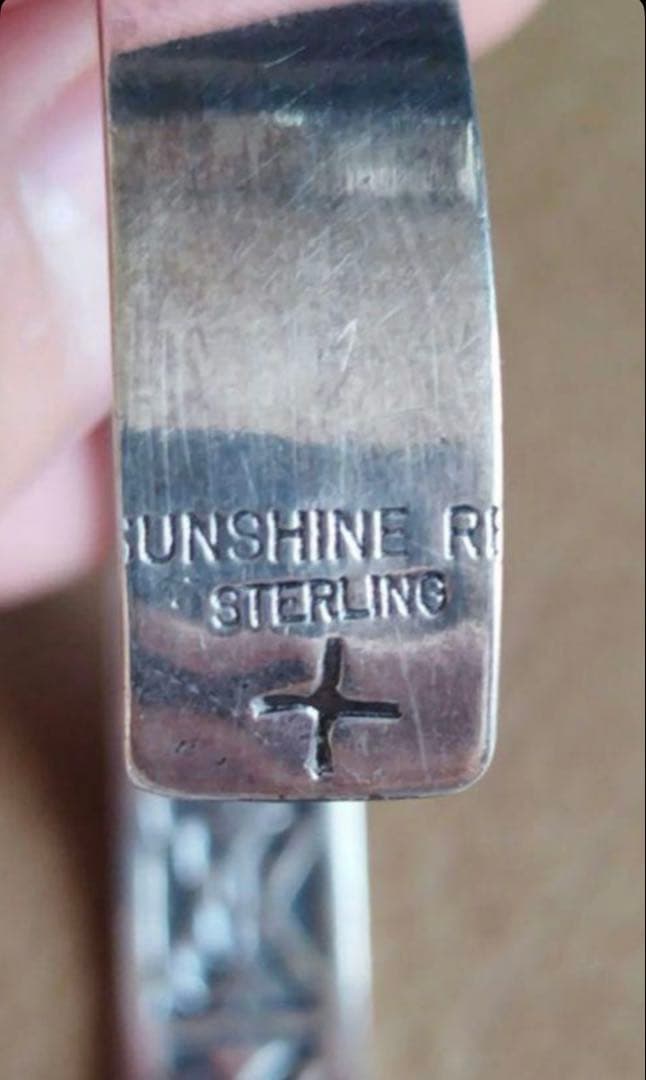 sunshine reeves バングル　STERLING スタンプ