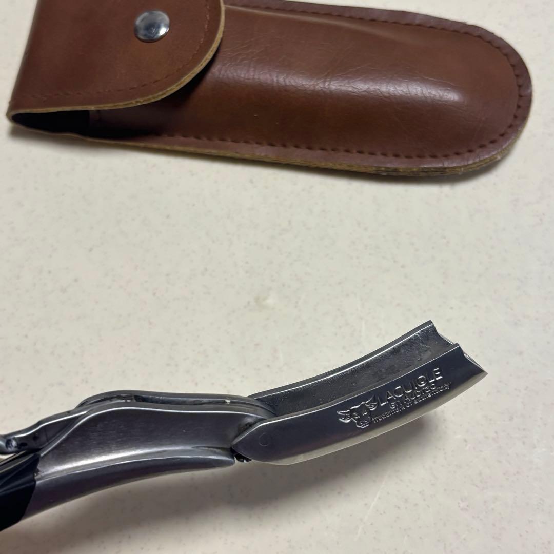 ラギオールナイフ　ソムリエナイフ　黒