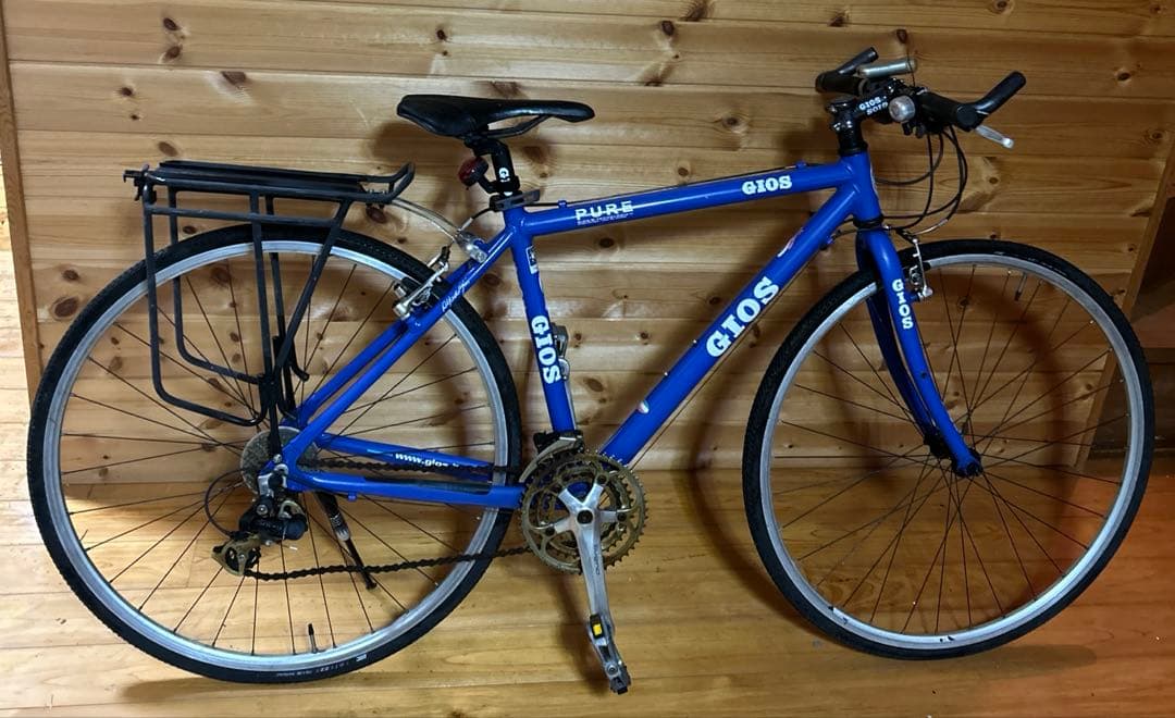 GIOS PURE 青 リアキャリア付き 手渡し大歓迎！千葉県