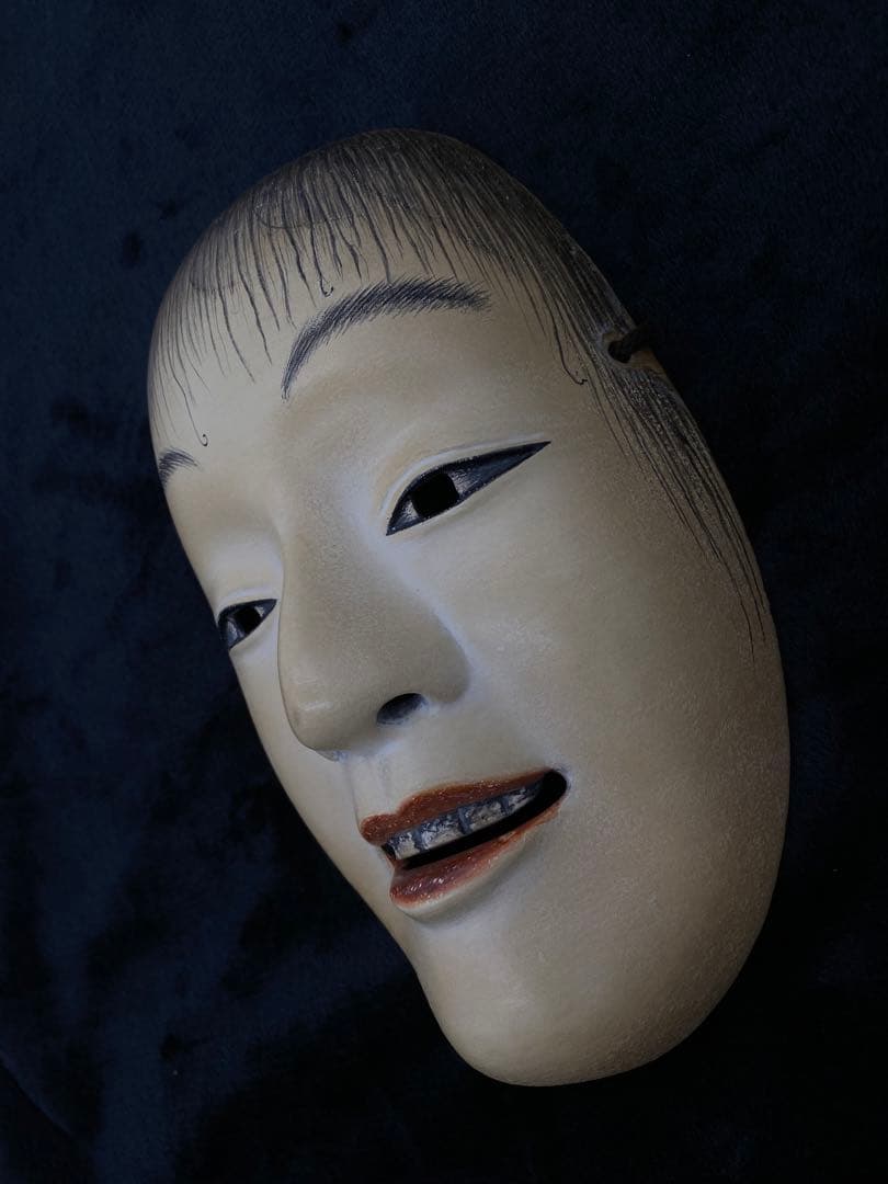 【希少】【美術品】【伝統芸能】能面 童子 作者:辻高毅　先生