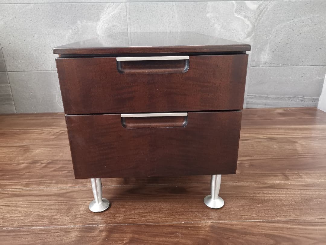 karimoku ダークブラウン サイドテーブル　ベッドテーブル　ナイトテーブル