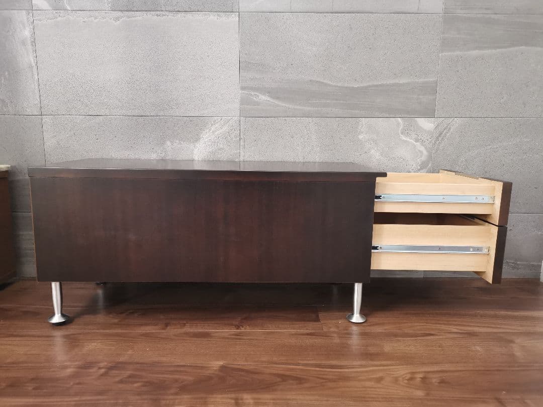 karimoku ダークブラウン サイドテーブル　ベッドテーブル　ナイトテーブル