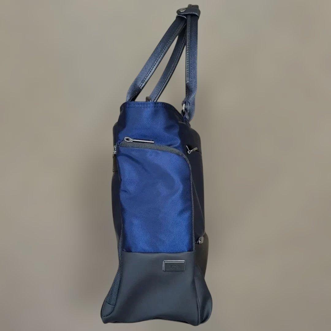 ace. エース トートバッグ ブルー/ブラック