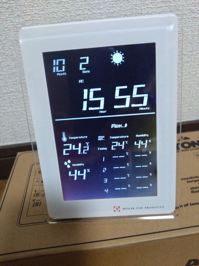 HOUSE USE PRODUCTS DAYTON デジタル置時計 温度湿度