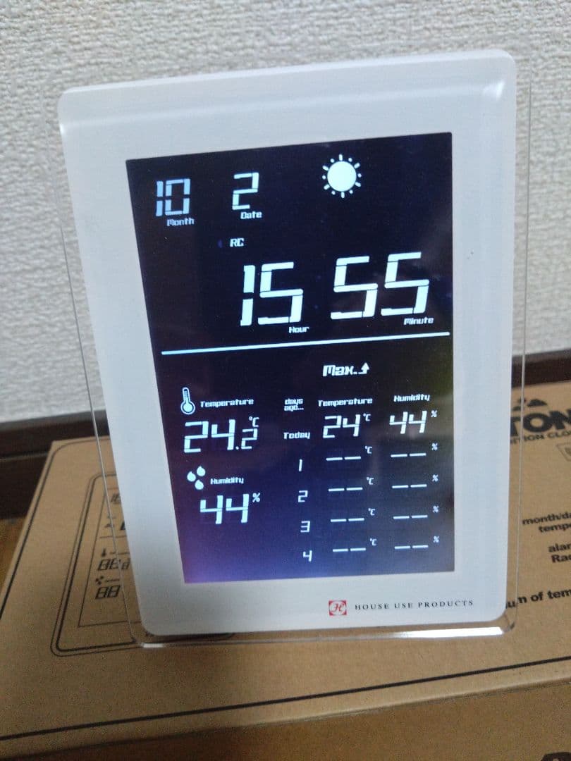 HOUSE USE PRODUCTS DAYTON デジタル置時計 温度湿度