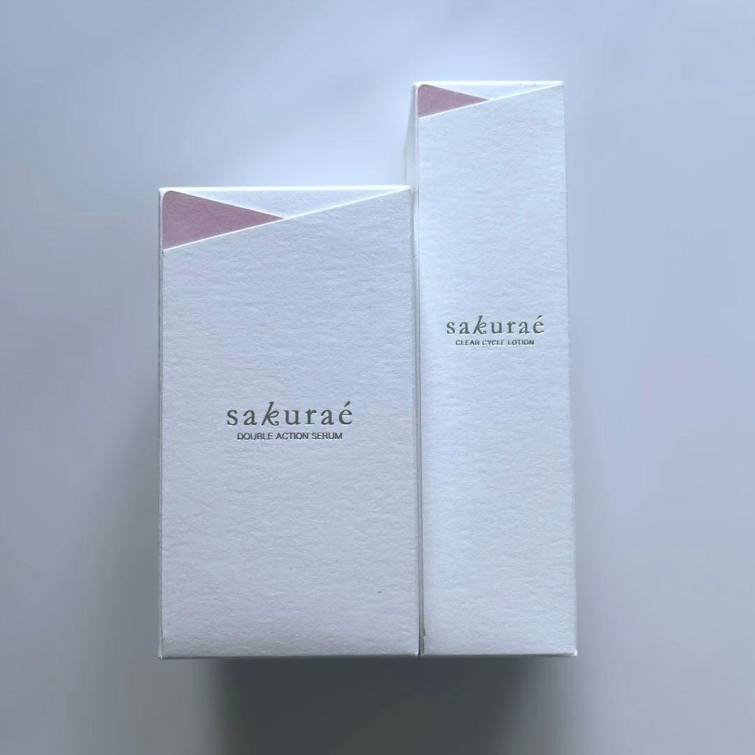 サクラエ　ダブルアクションセラム　クリアサイクルローション　2点セット