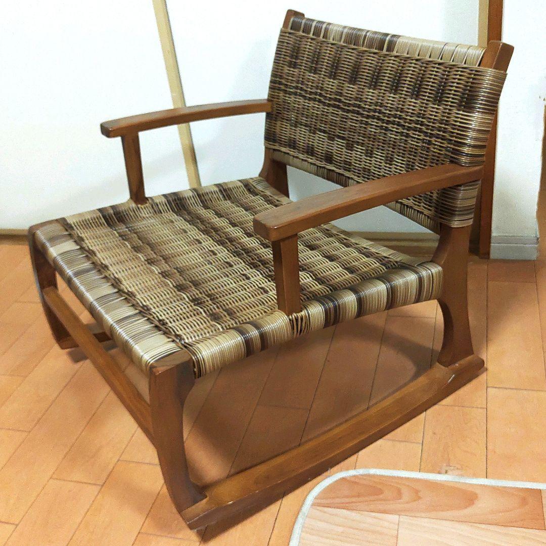 東谷　ロッキングチェア　定価26000円程　ラタン　椅子