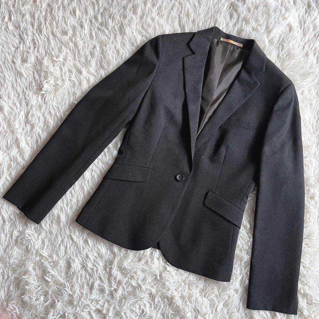 【2点まとめ】オリヒカ　パンツスーツ　グレー+レミュー　セットアップ　ネイビー