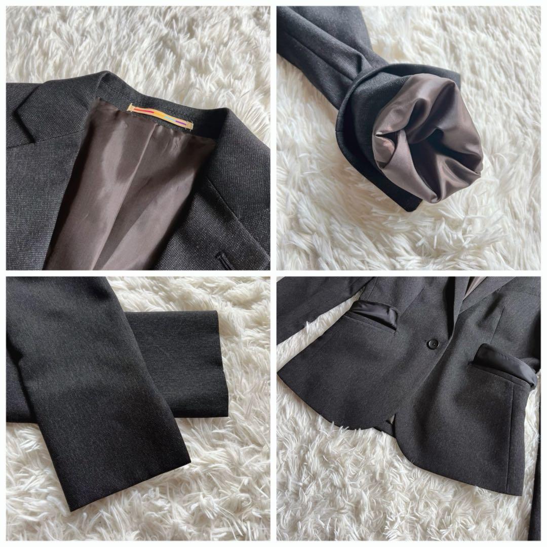 【2点まとめ】オリヒカ　パンツスーツ　グレー+レミュー　セットアップ　ネイビー