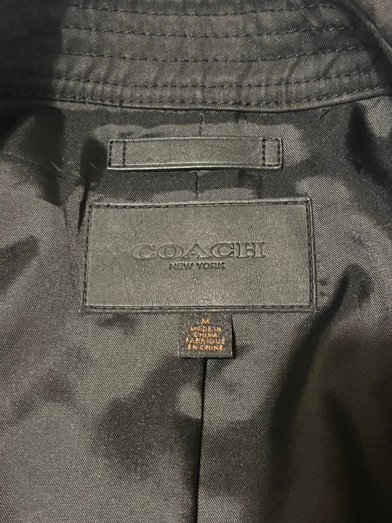 ※1/25までSALE 【美品】 COACH ブラック トレンチコート