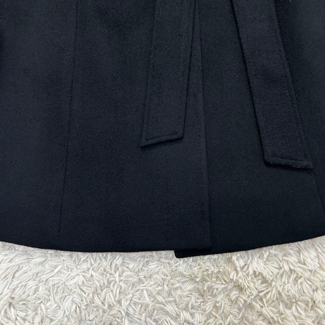 極美品⭐︎ SAGAFURS カシミヤ 100% ベルト コート 黒 フォックス