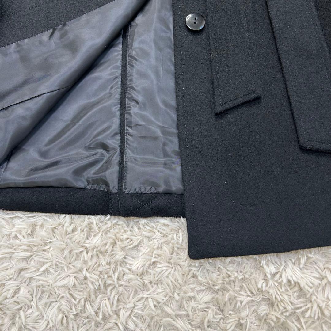 極美品⭐︎ SAGAFURS カシミヤ 100% ベルト コート 黒 フォックス