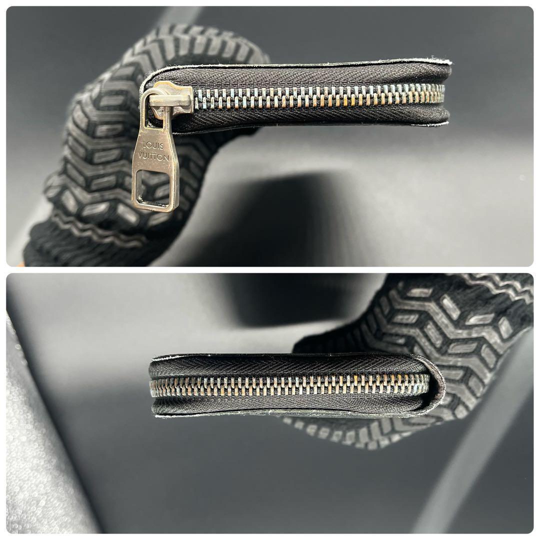 LOUIS VUITTON 長財布 ヴェルティカル ダミエ アンフィニ 本革 黒