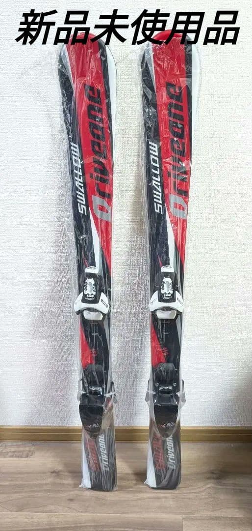 新品　スワロー　SWALLOW　スキー　110cm　ジュニア レッド