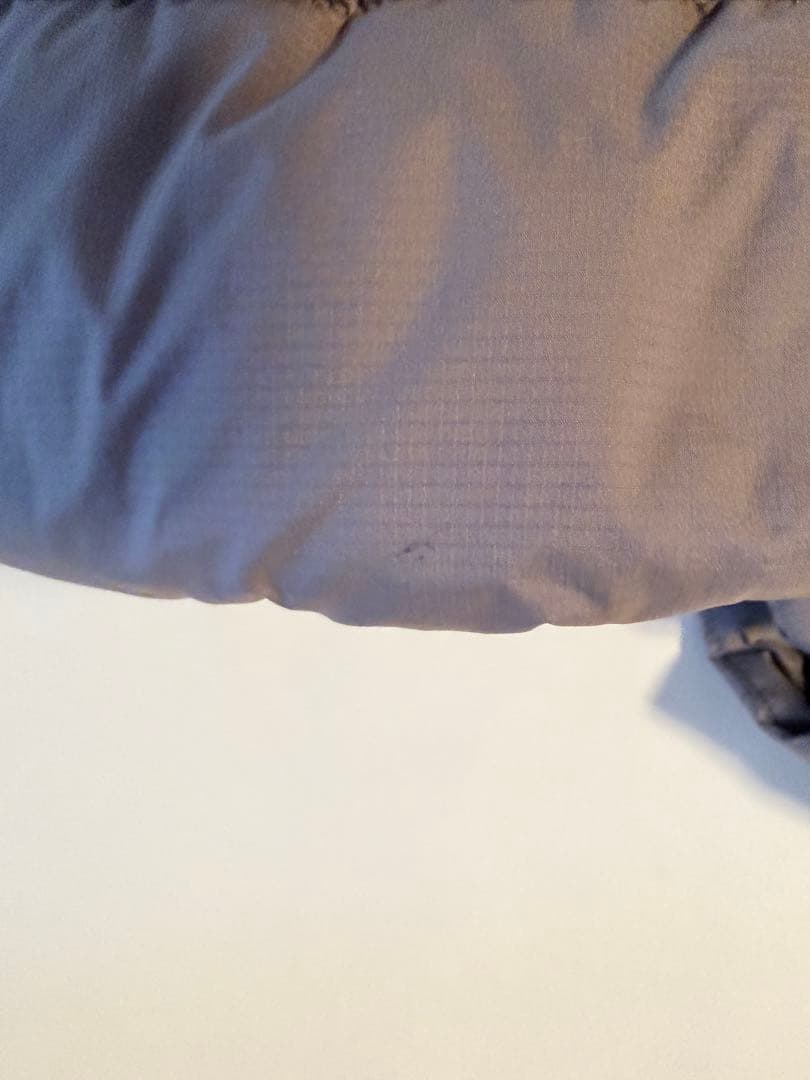 THE NORTH FACE フード付きダウンジャケット グレー