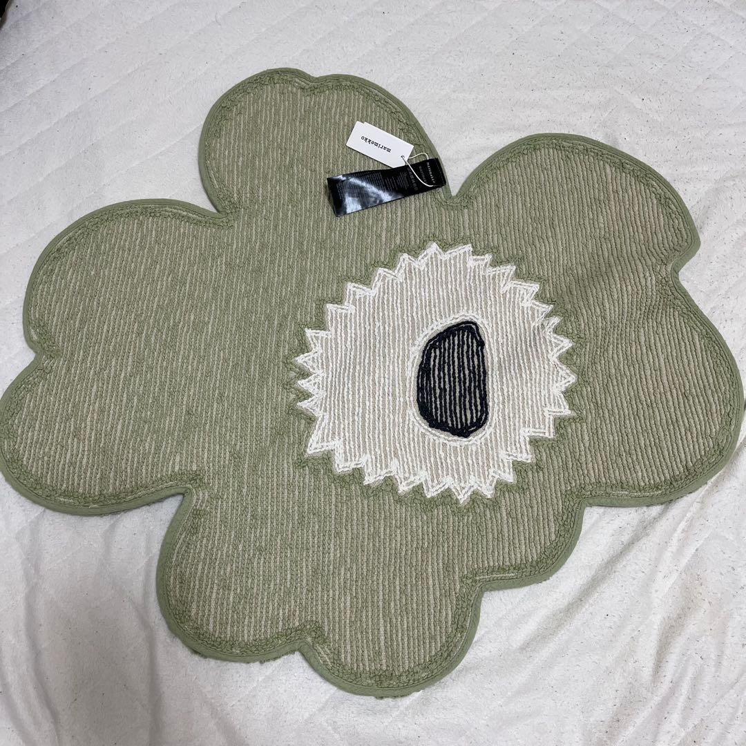 marimekko ウニッコ　バスマット　ライトグリーン