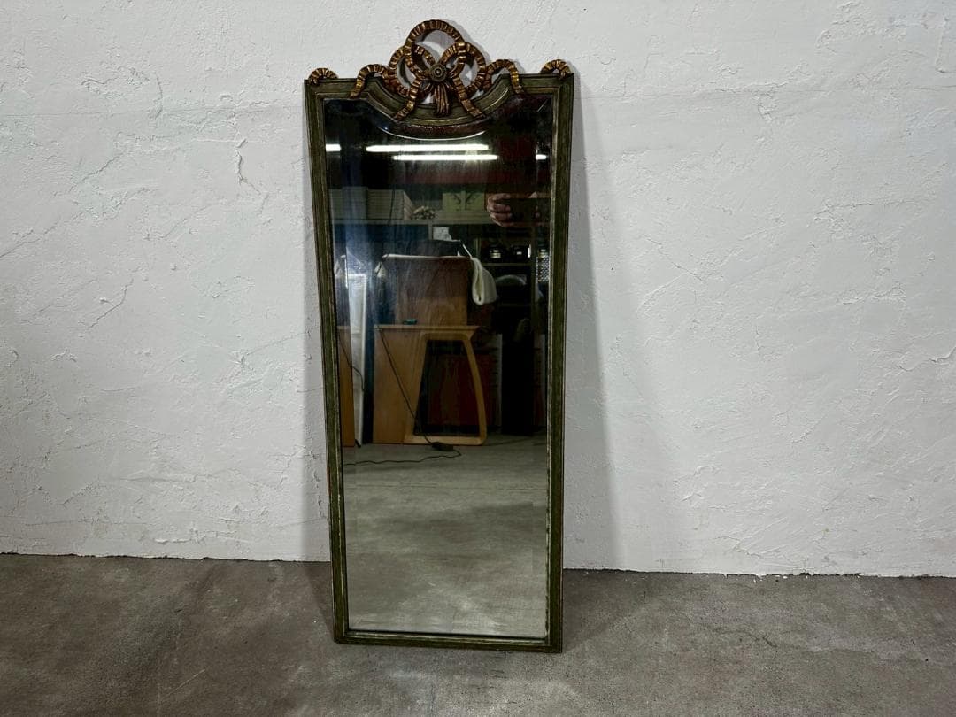 『イタリア製』壁掛けミラー ミラー 鏡 姿見 ヴィンテージ RWmis16