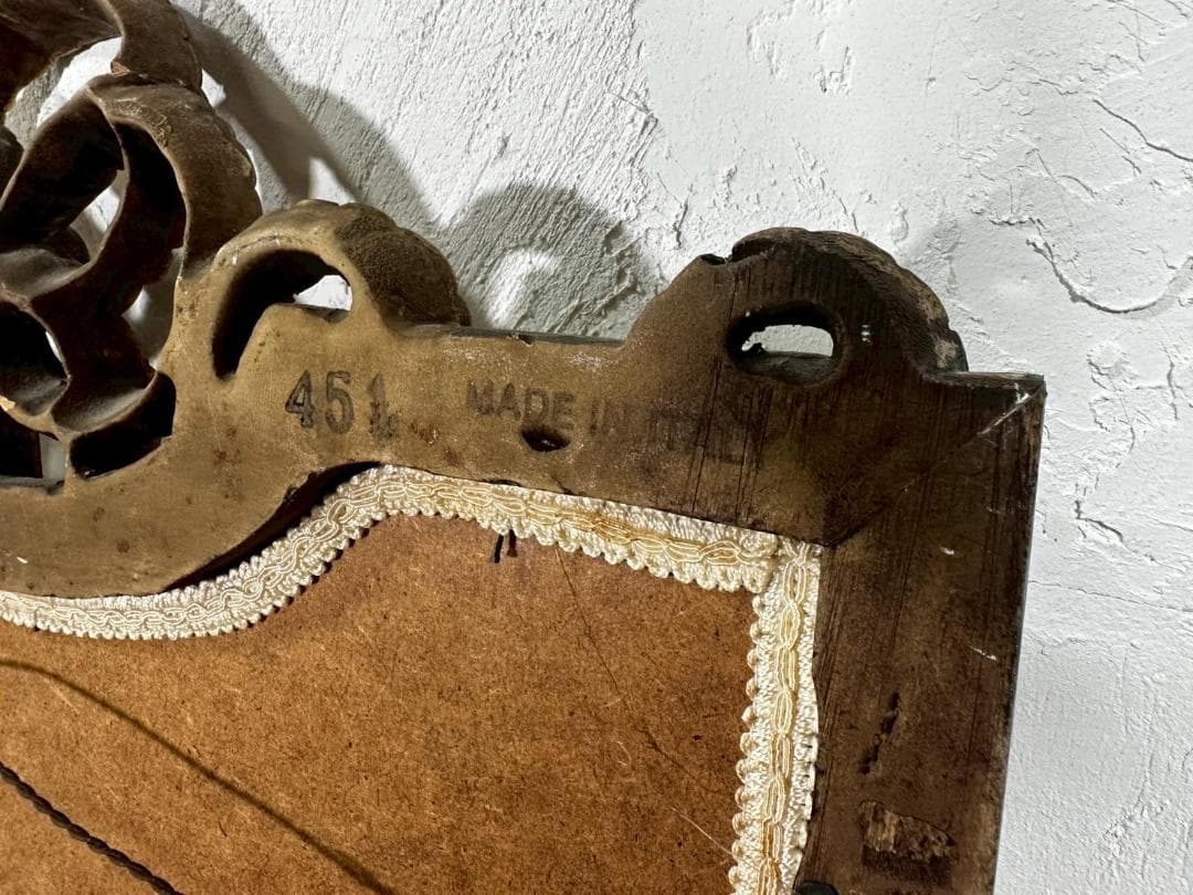 『イタリア製』壁掛けミラー ミラー 鏡 姿見 ヴィンテージ RWmis16