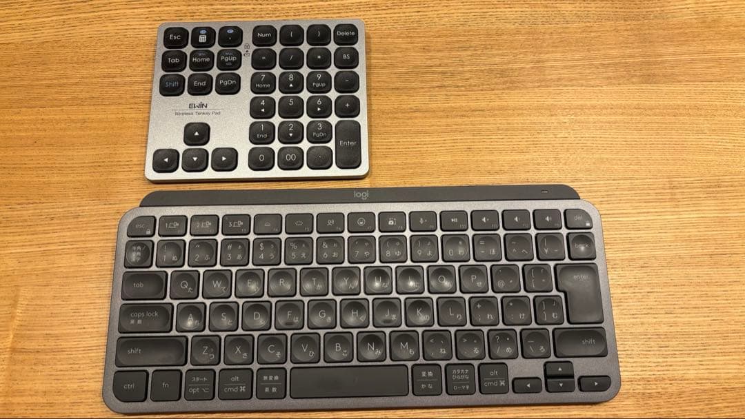 【美品】MX keys mini ＋EWINテンキー付属