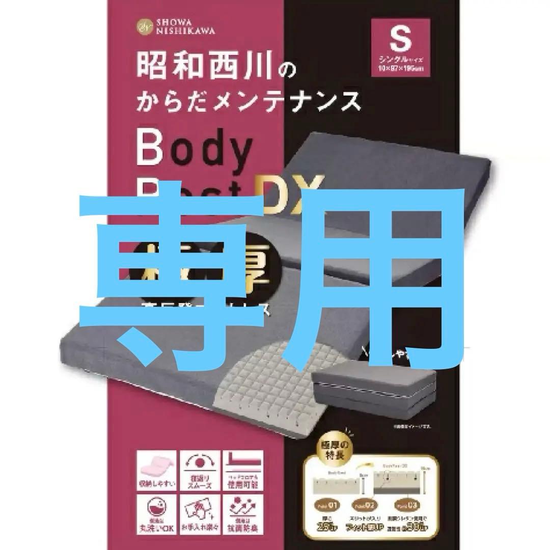 【新品未使用】昭和西川 高反発極厚 マットレス DX シングル