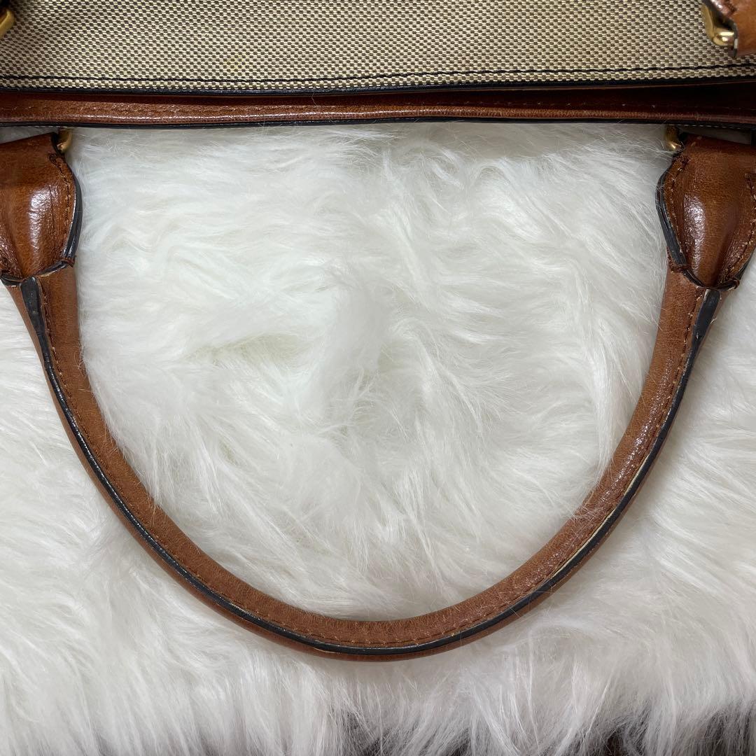 Chloé クロエ ボストンバッグ トート ロゴバッグ キャンバス Chole