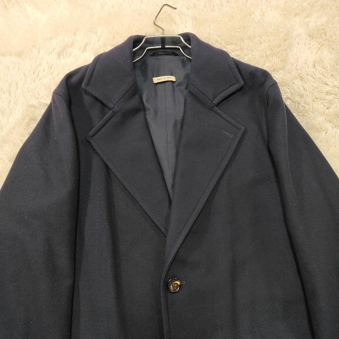 美品✨XL相当✨マルニ カシミヤ メルトンウール チェスターコート 46サイズ